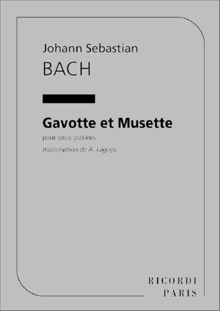 Gavotte Et Musette 2 Guitares (Lagoya